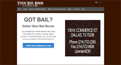 Desktop Screenshot of dallasbailbond.com